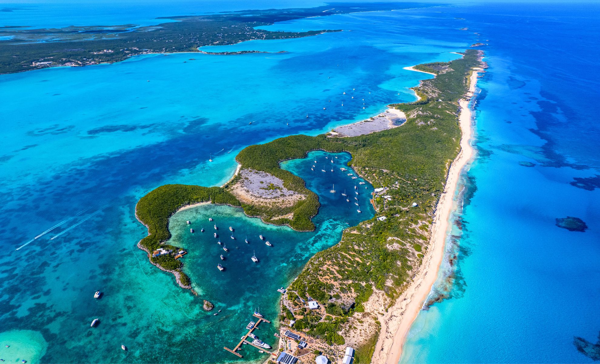 L’île Great Exuma, Bahamas