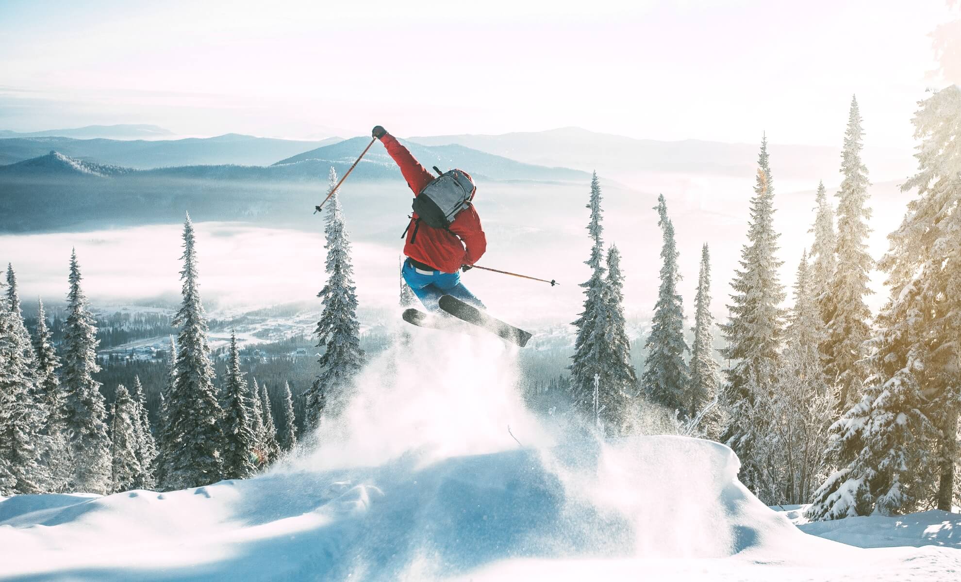 Personne faisant du ski