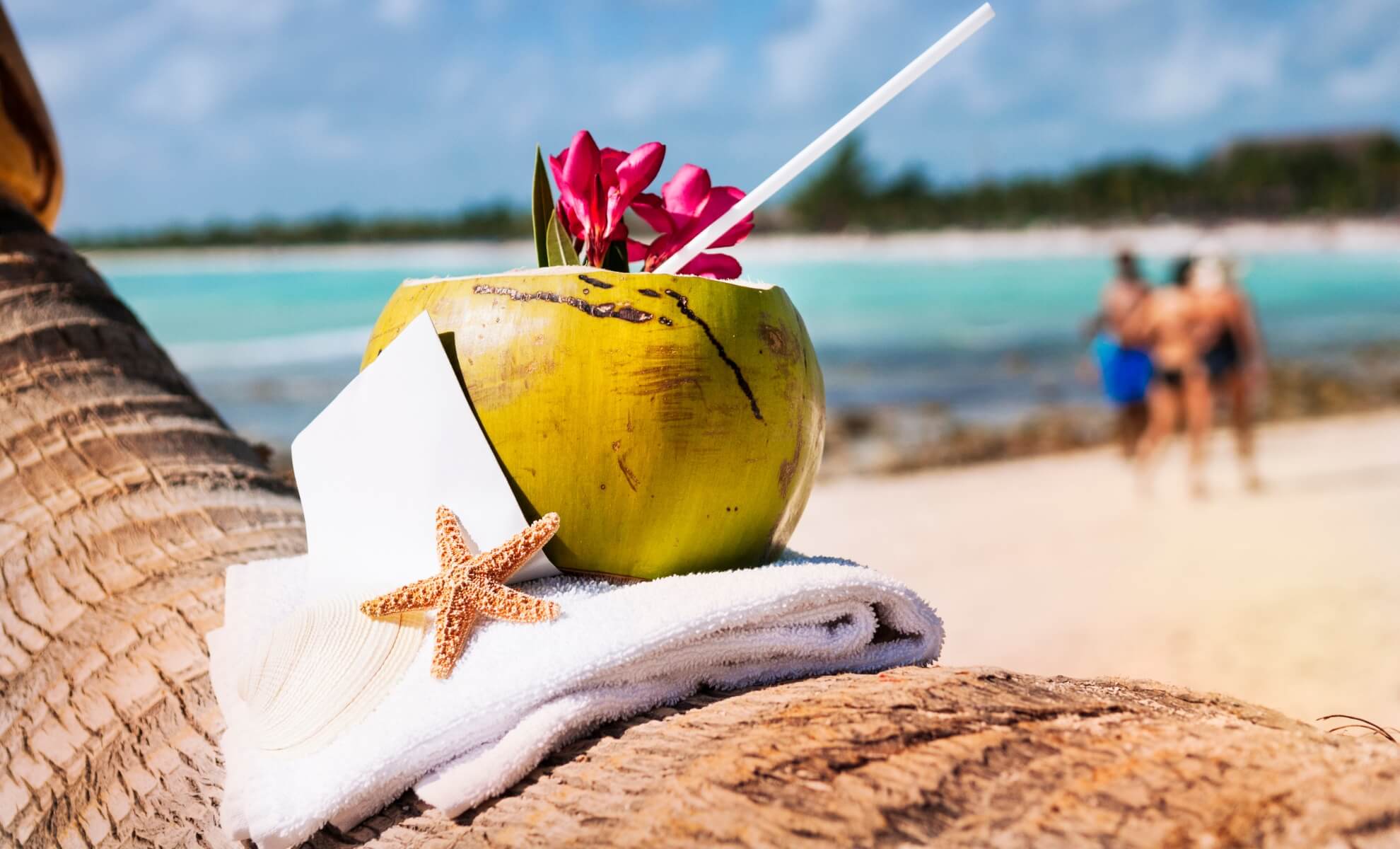 Cocktail sur une plage