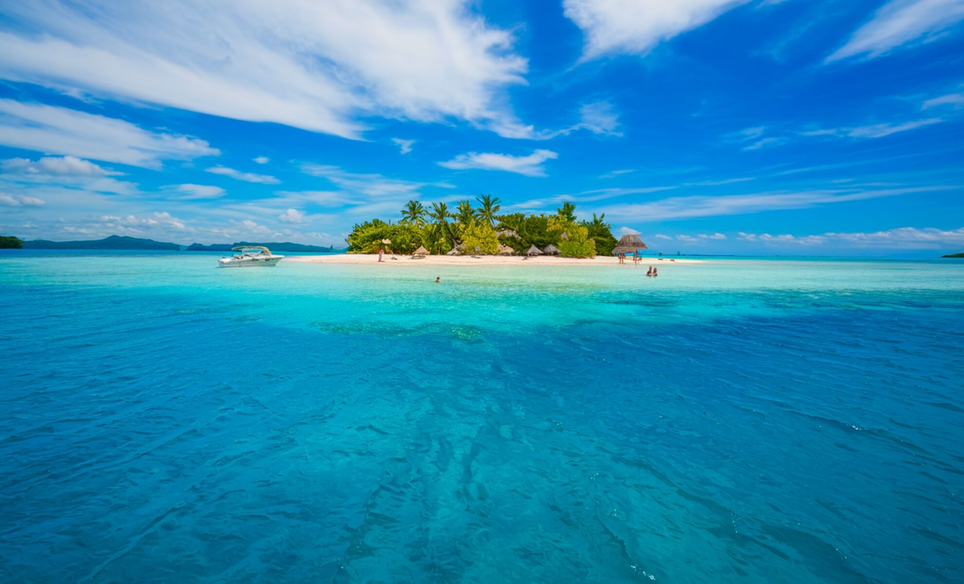 Mini-Fidji île isolée du Pacifique