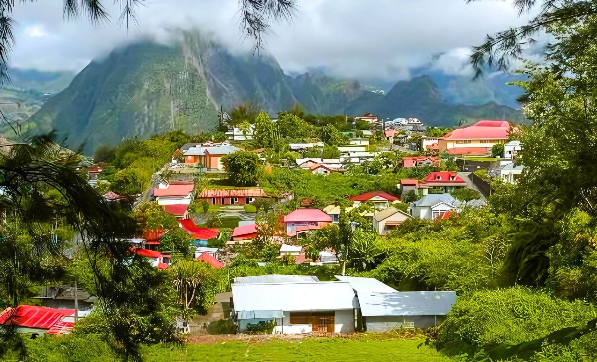 Village de Hell Bourg à la Réunion