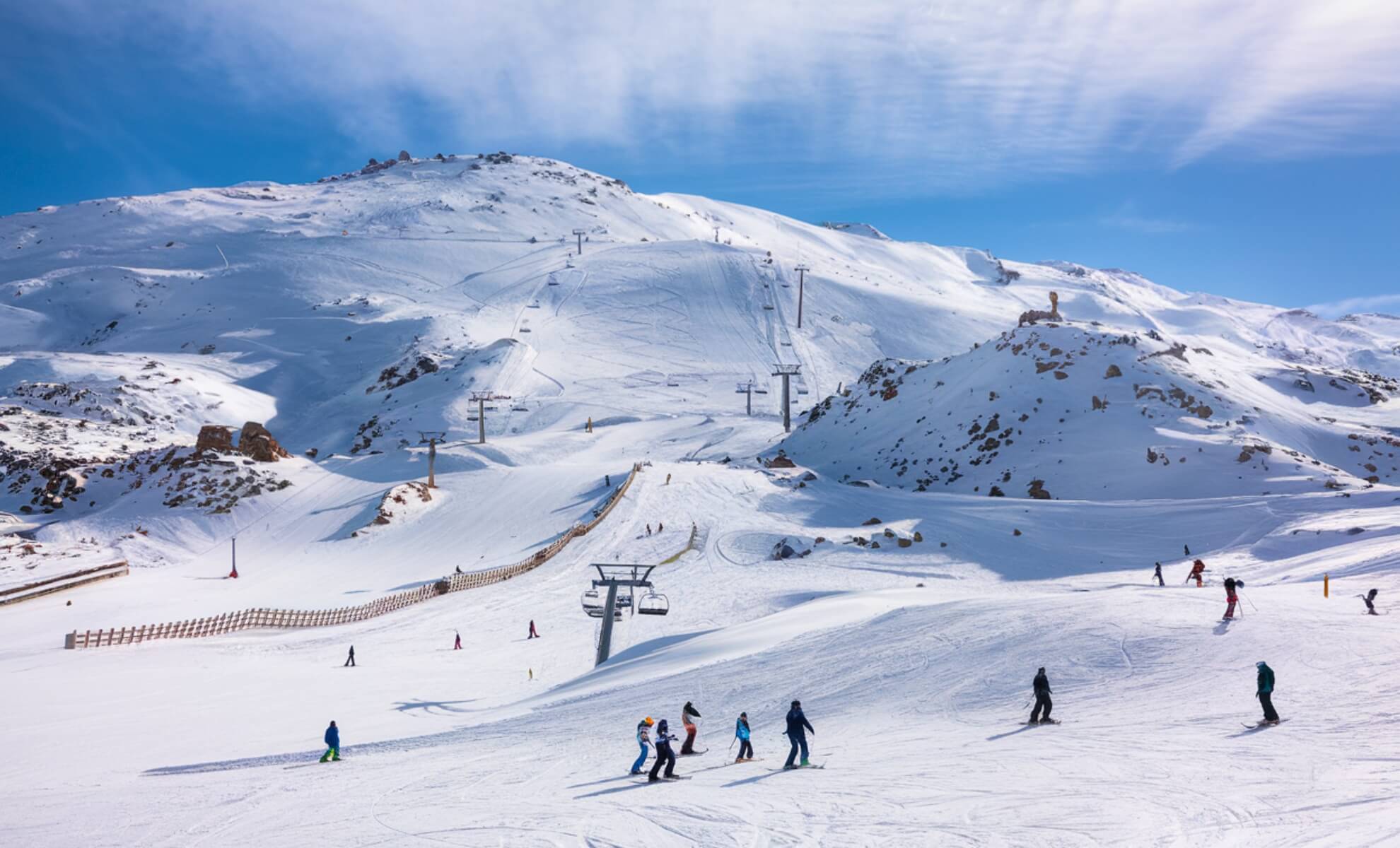 Station de Ski dans les Alpes