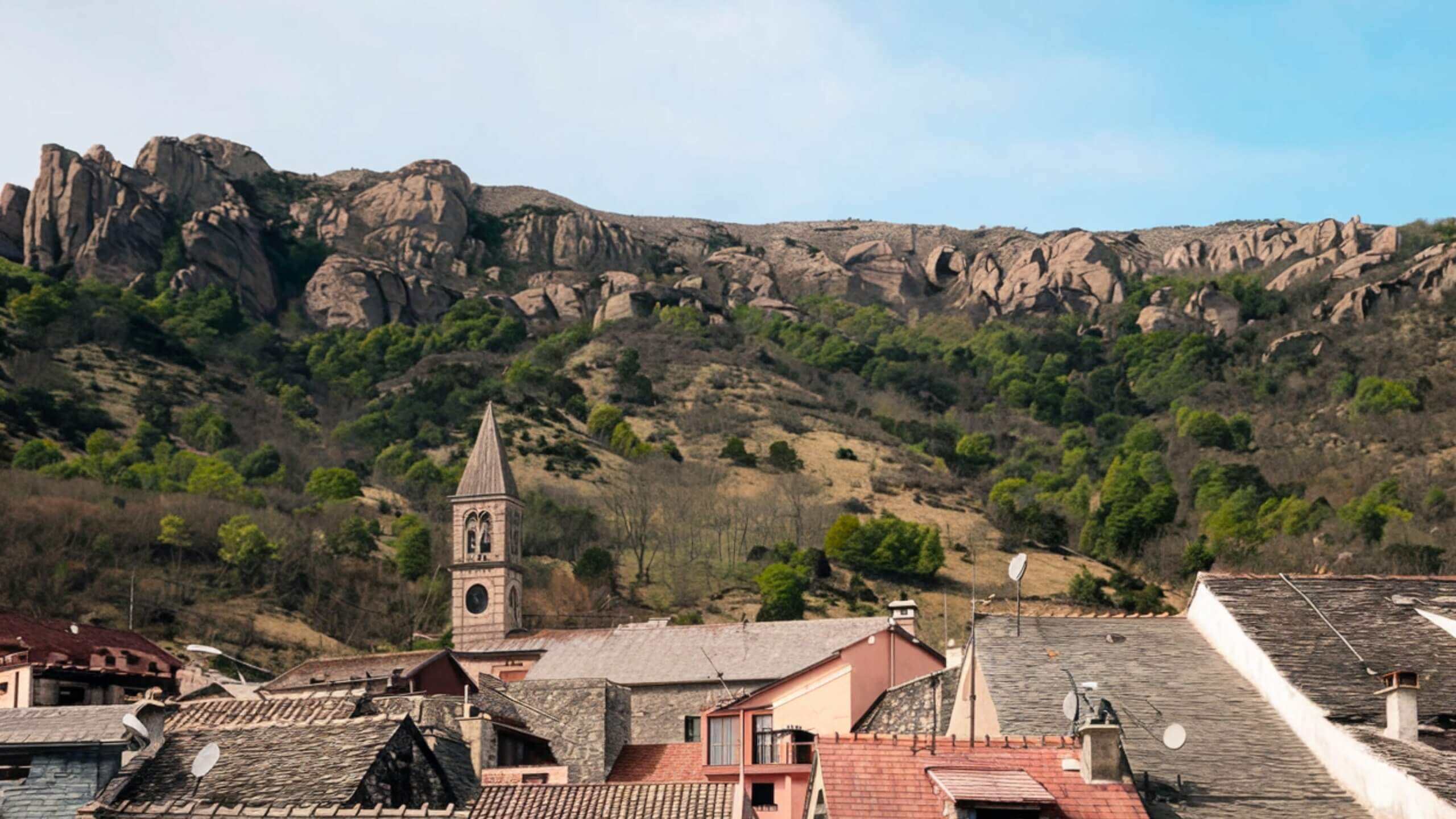 village au centre des Cévennes