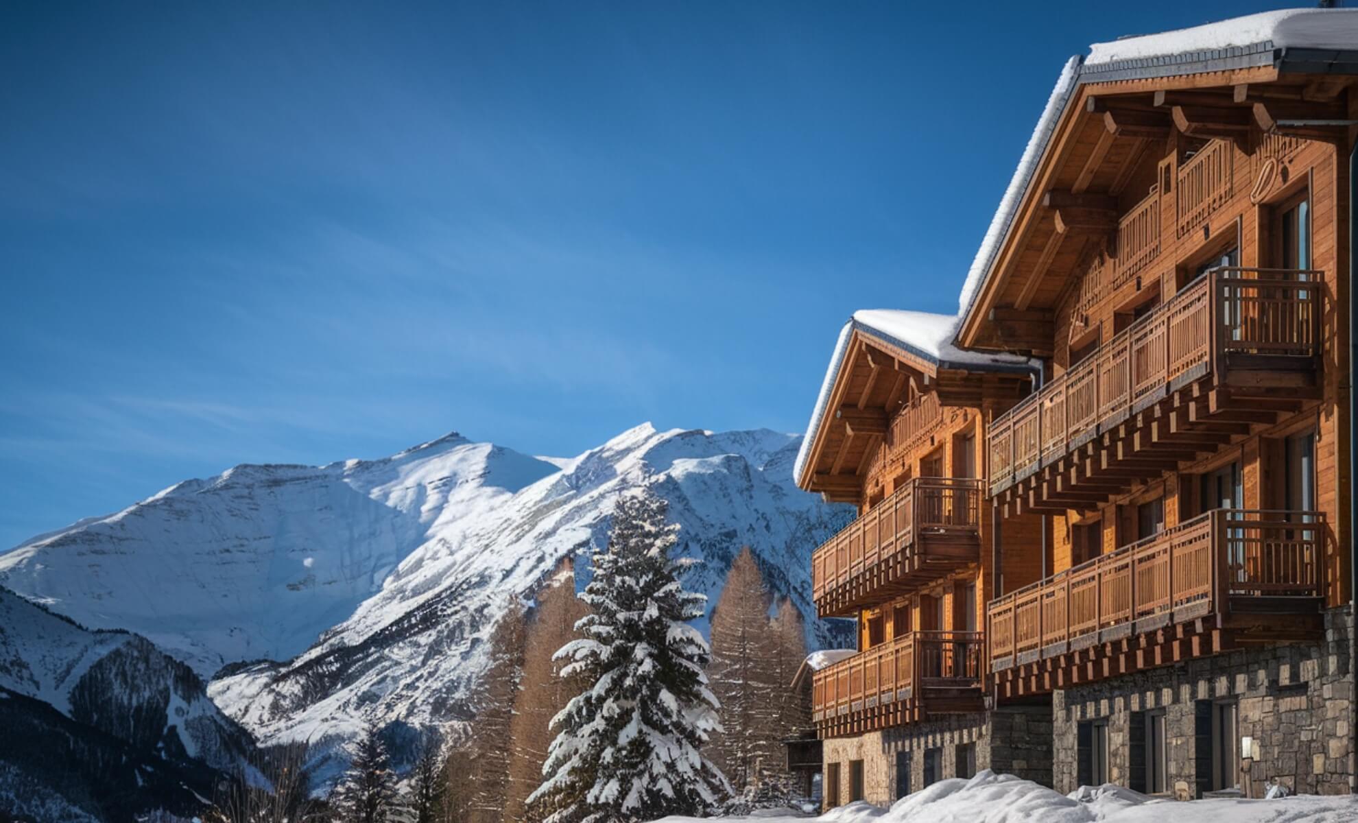 Chalet de luxe dans les Alpes