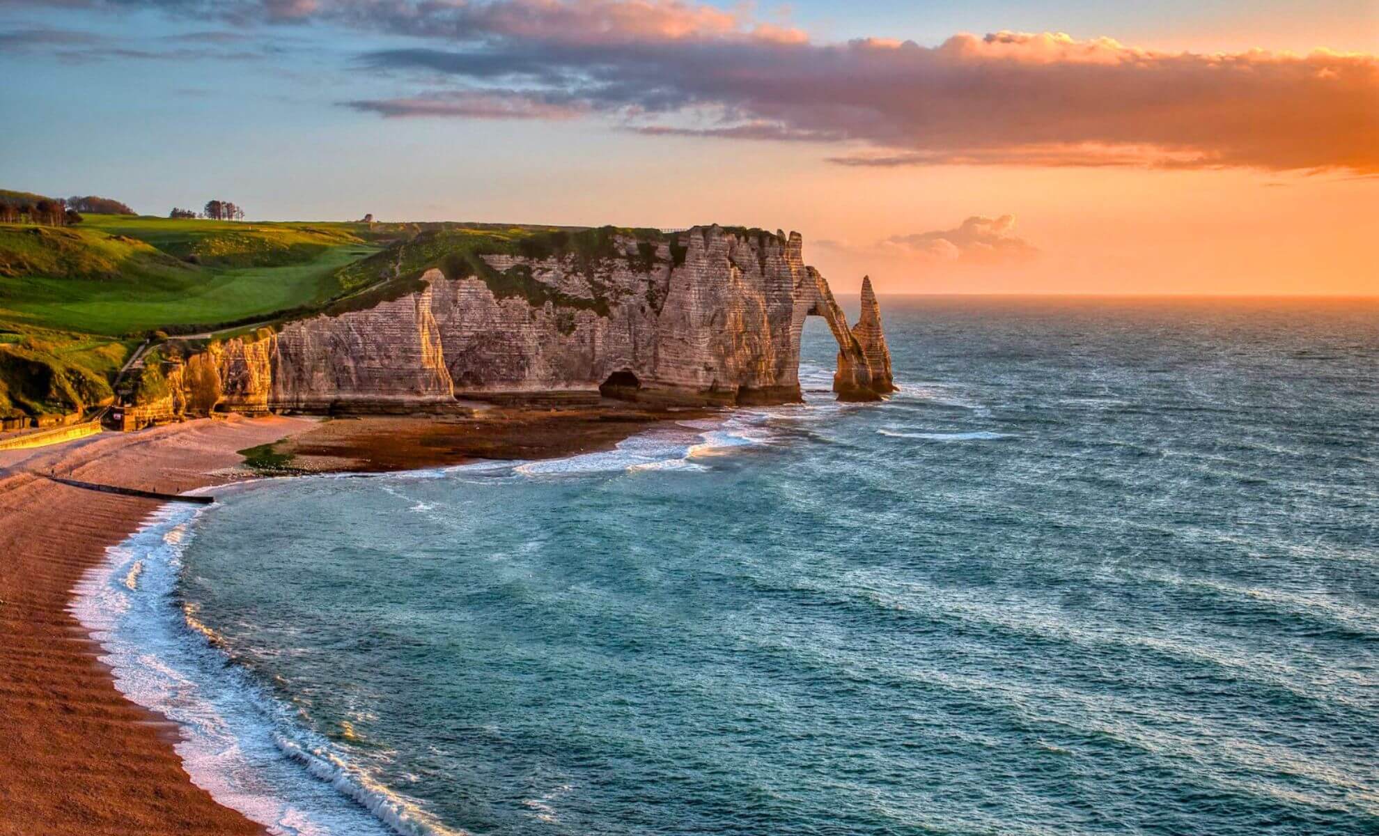 Le village d'Étretat