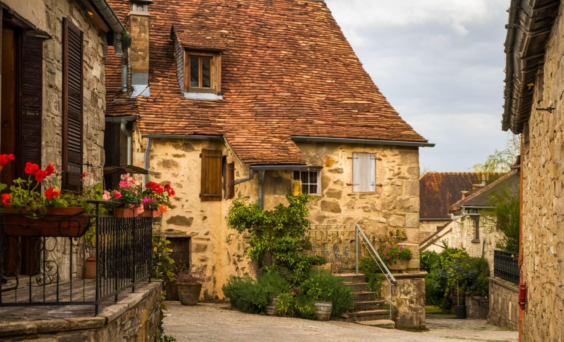 Le village de Saint-Robert en Corrèze