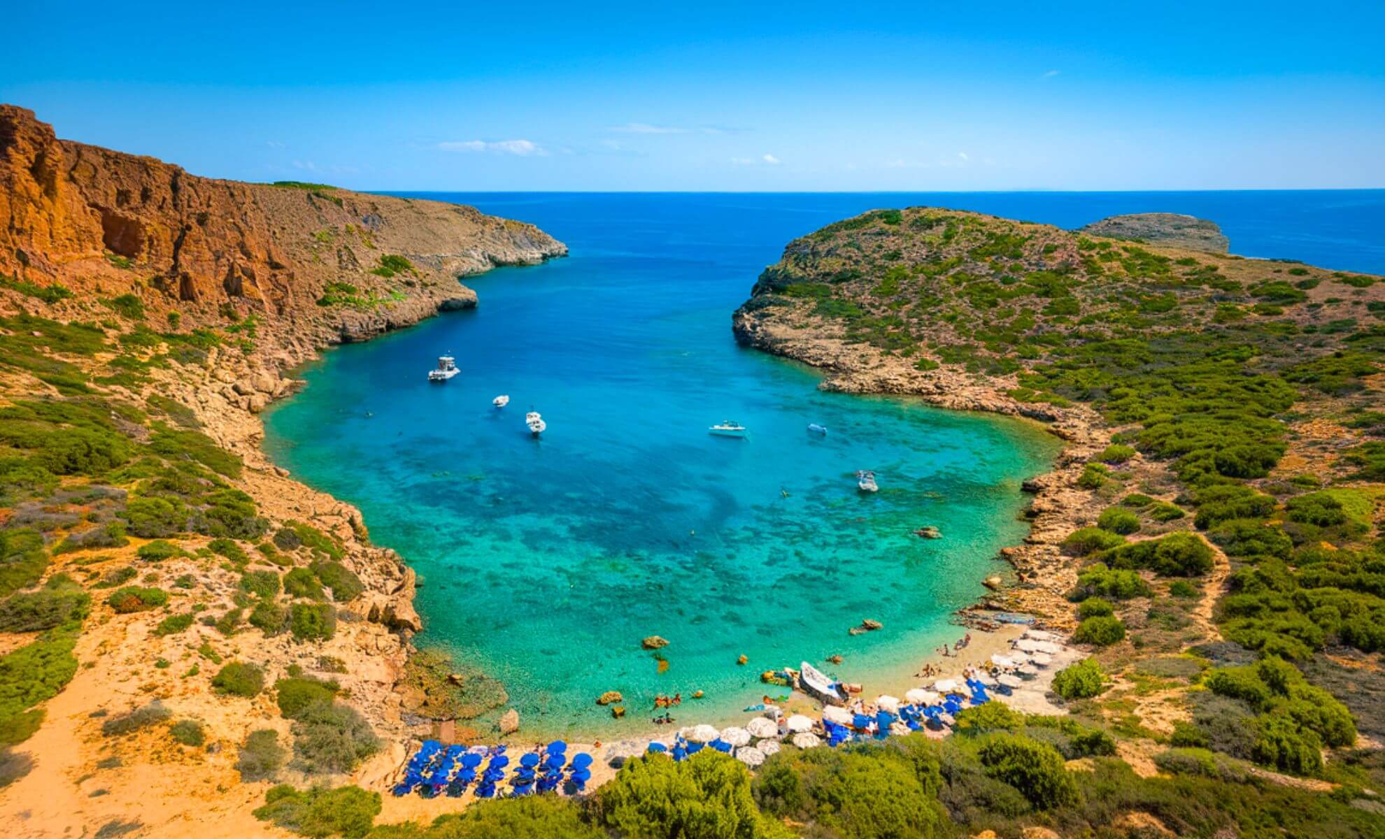 Anthony Quinn Bay sur l'île de Rhodes