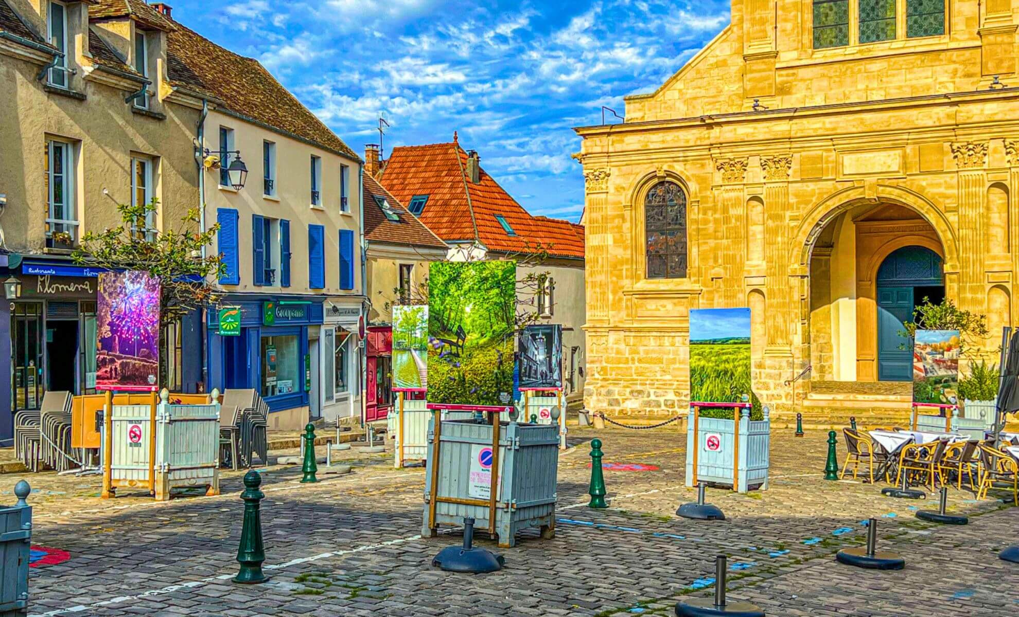 Le village de Montfort l'Amaury