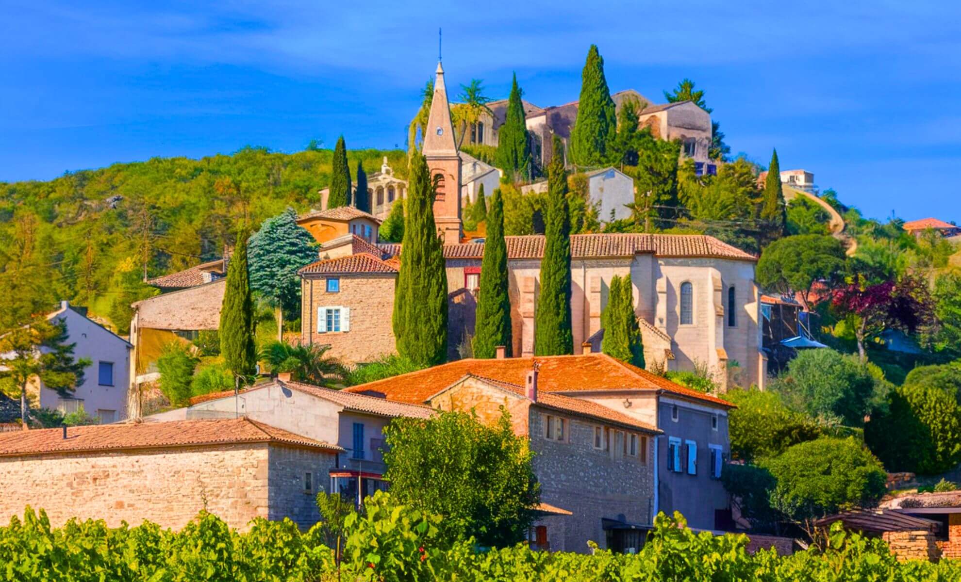 Le village de la Roque-sur-Cèze