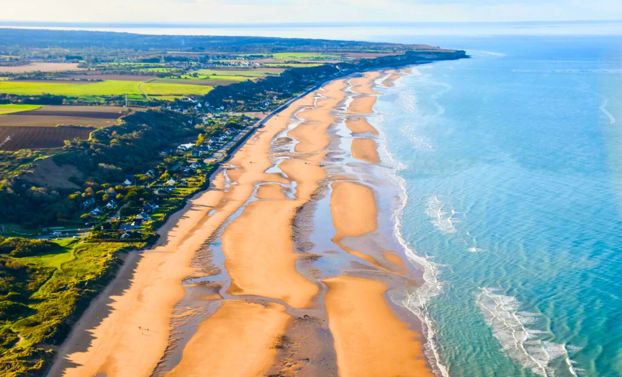 La plage Omaha Beach en Normandie