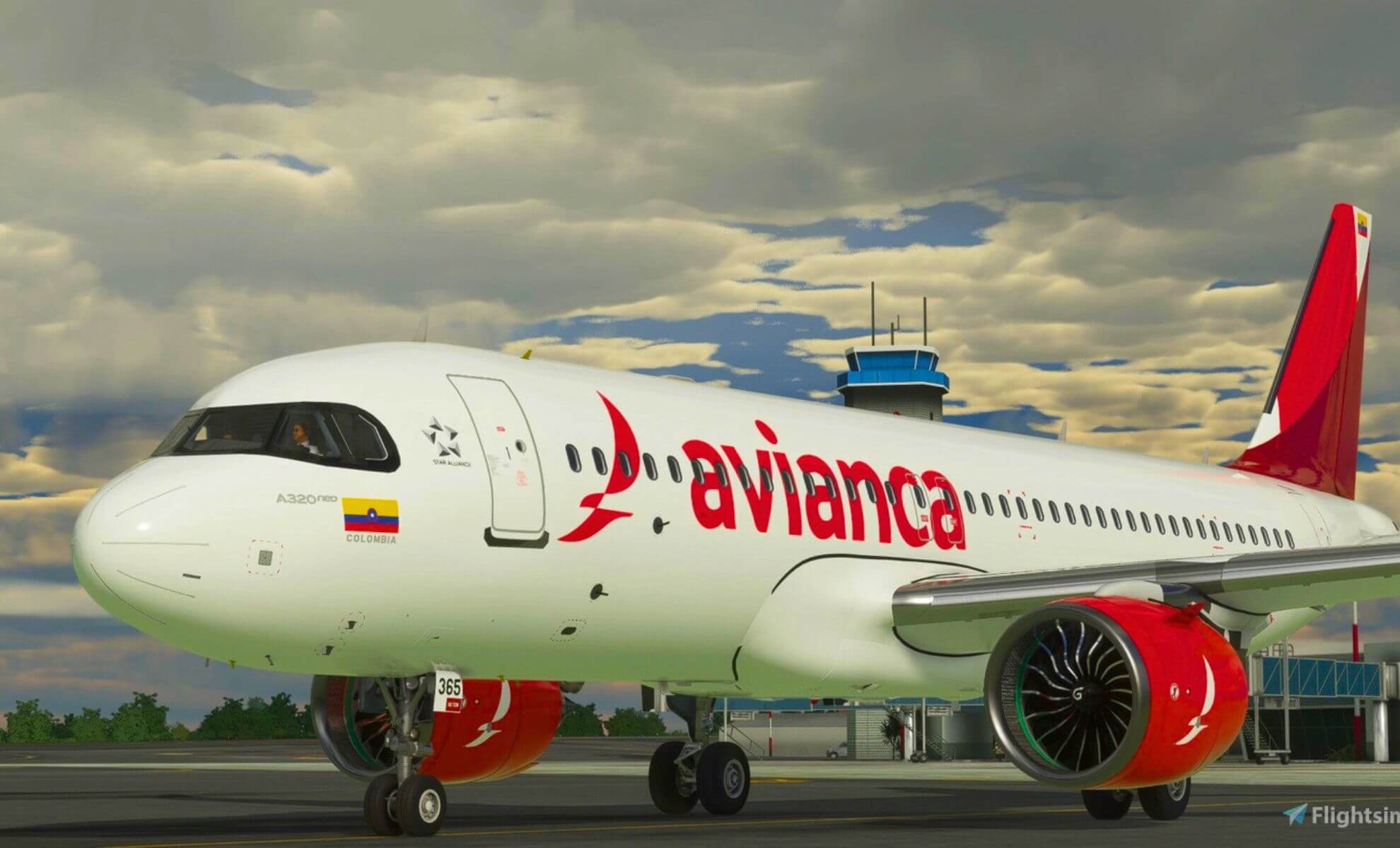 Avion de la compagnie Avianca