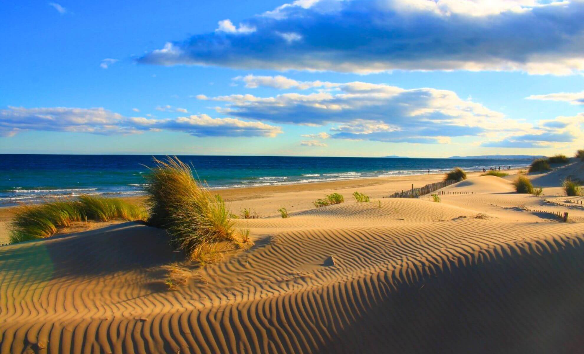 La plage de l'Espiguette