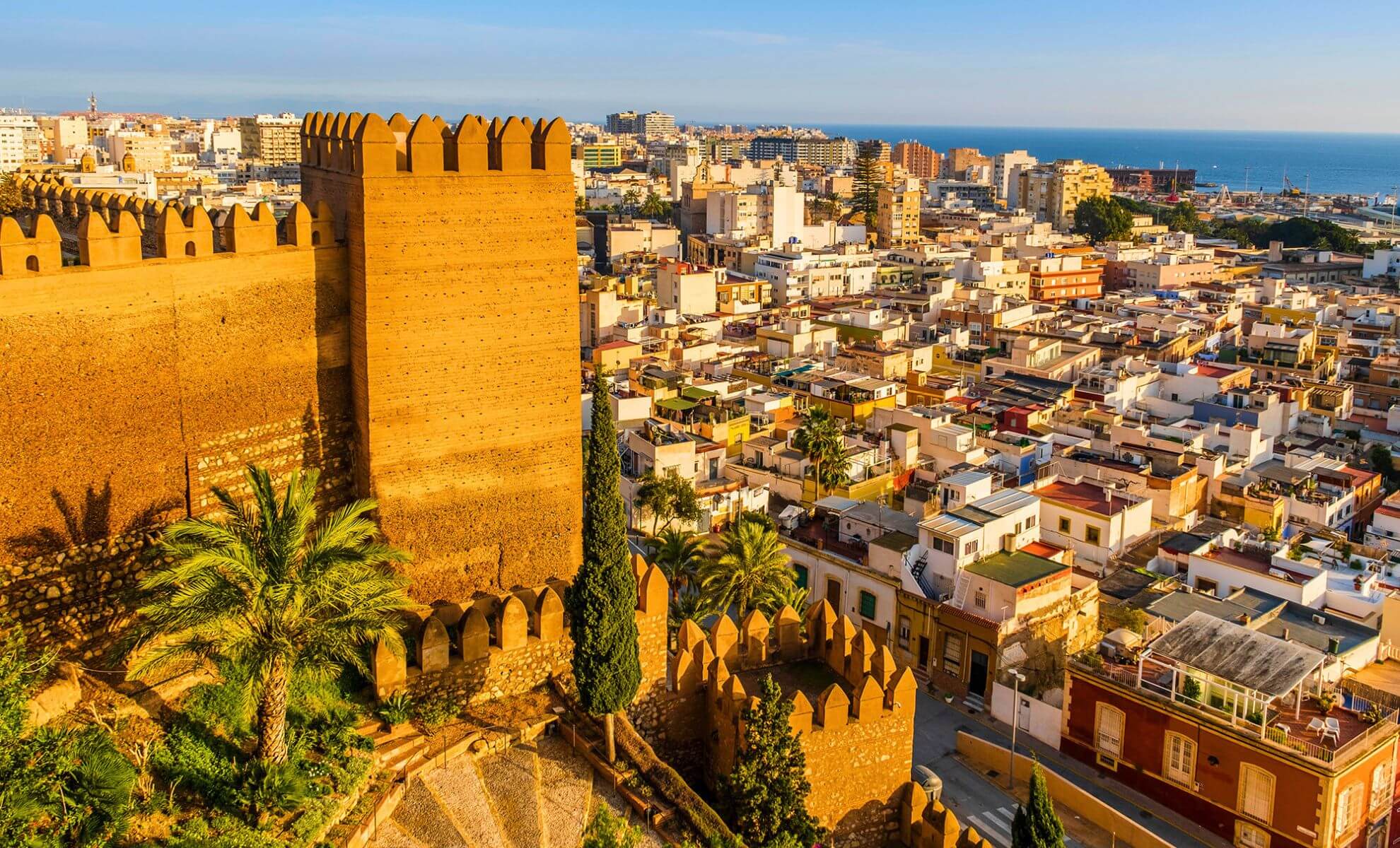 La ville d'Almeria en Andalousie