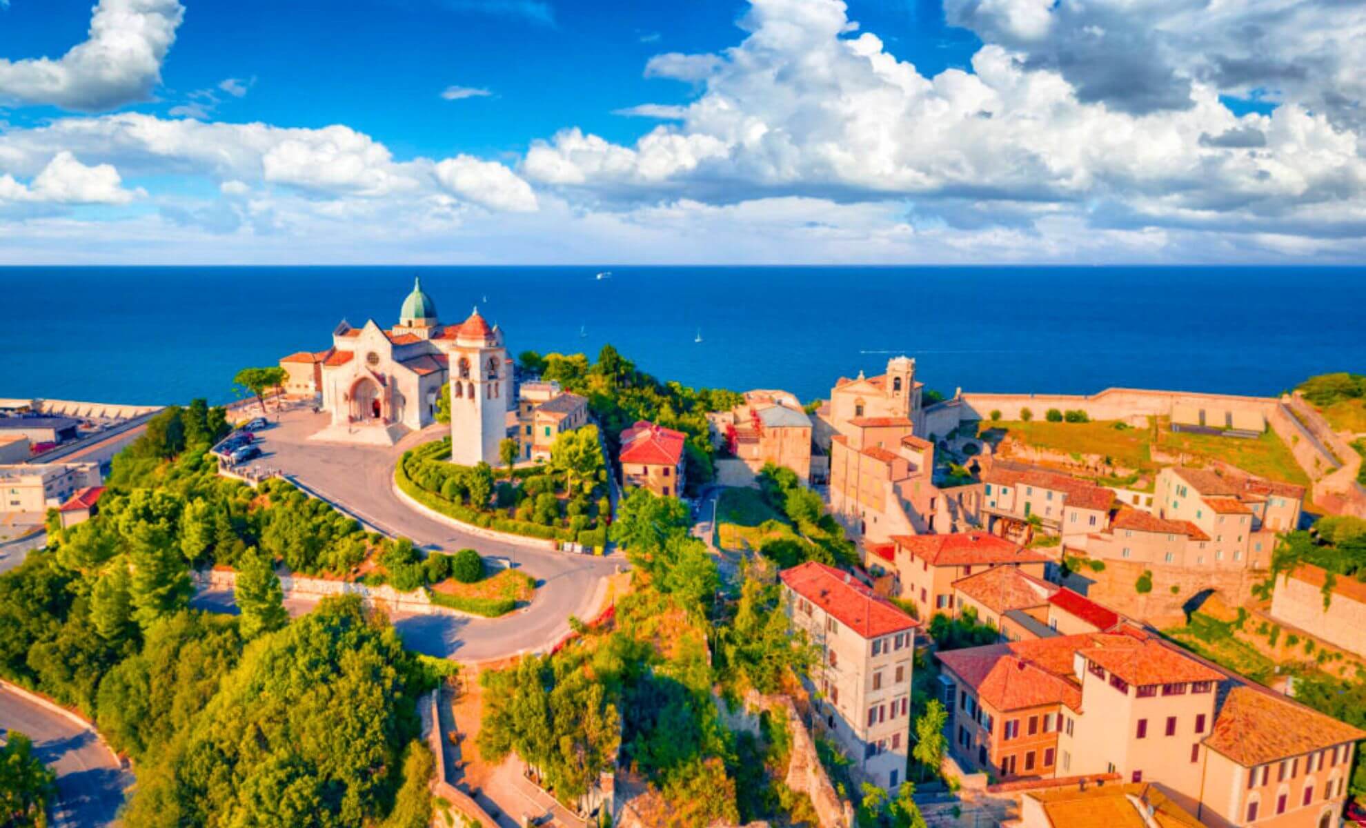 La ville d'Ancône en Italie