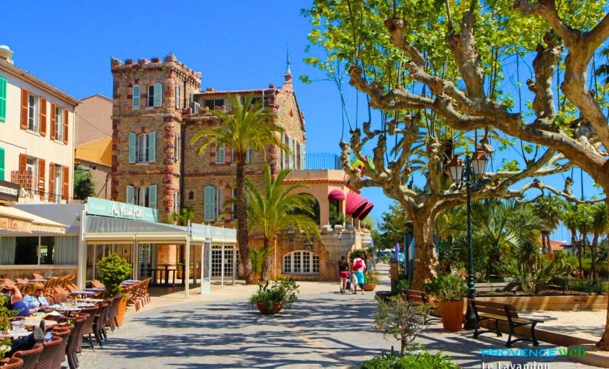La ville du Lavandou