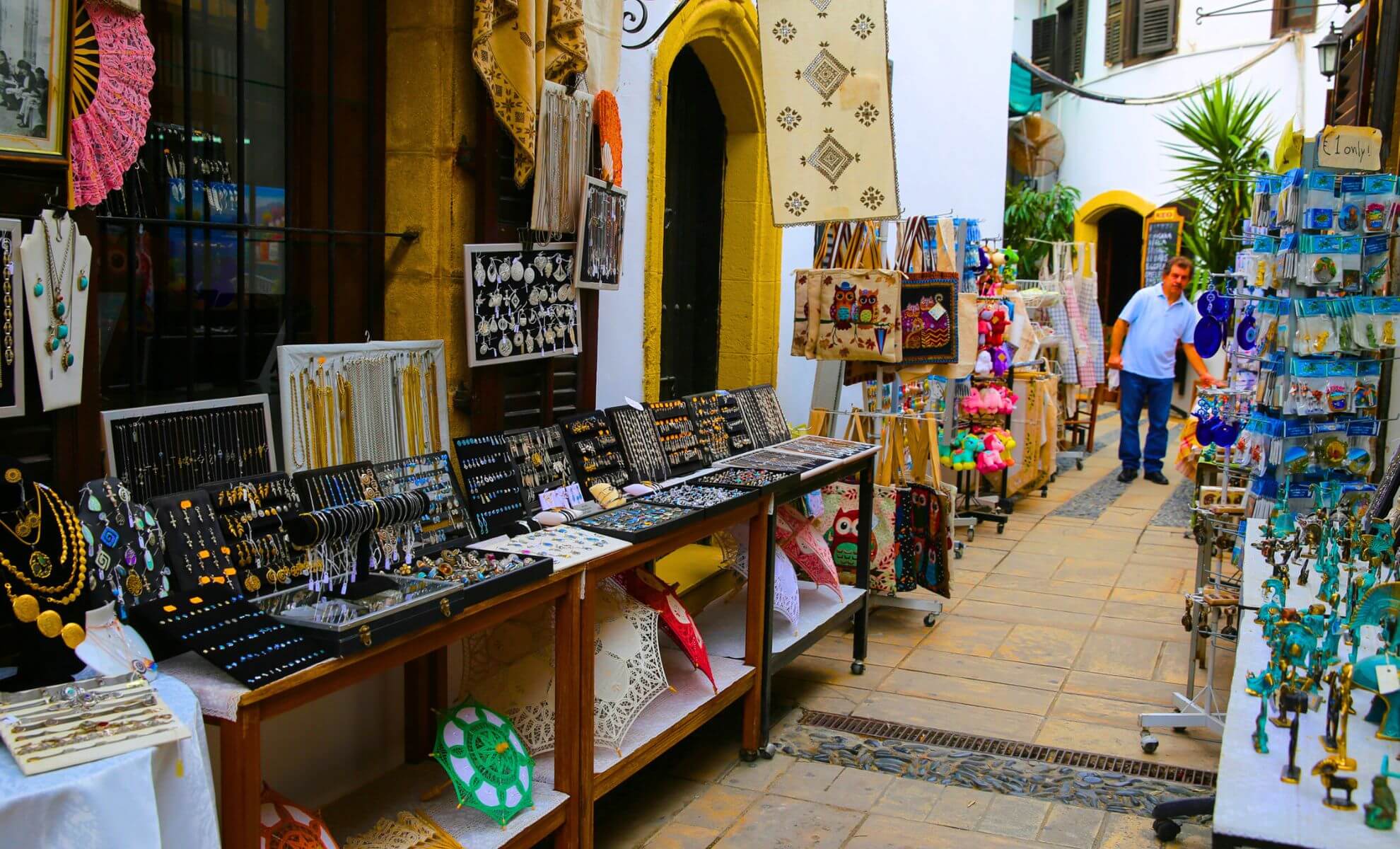 Le quartier Laiki Geitonia à Nicosie (Chypre)