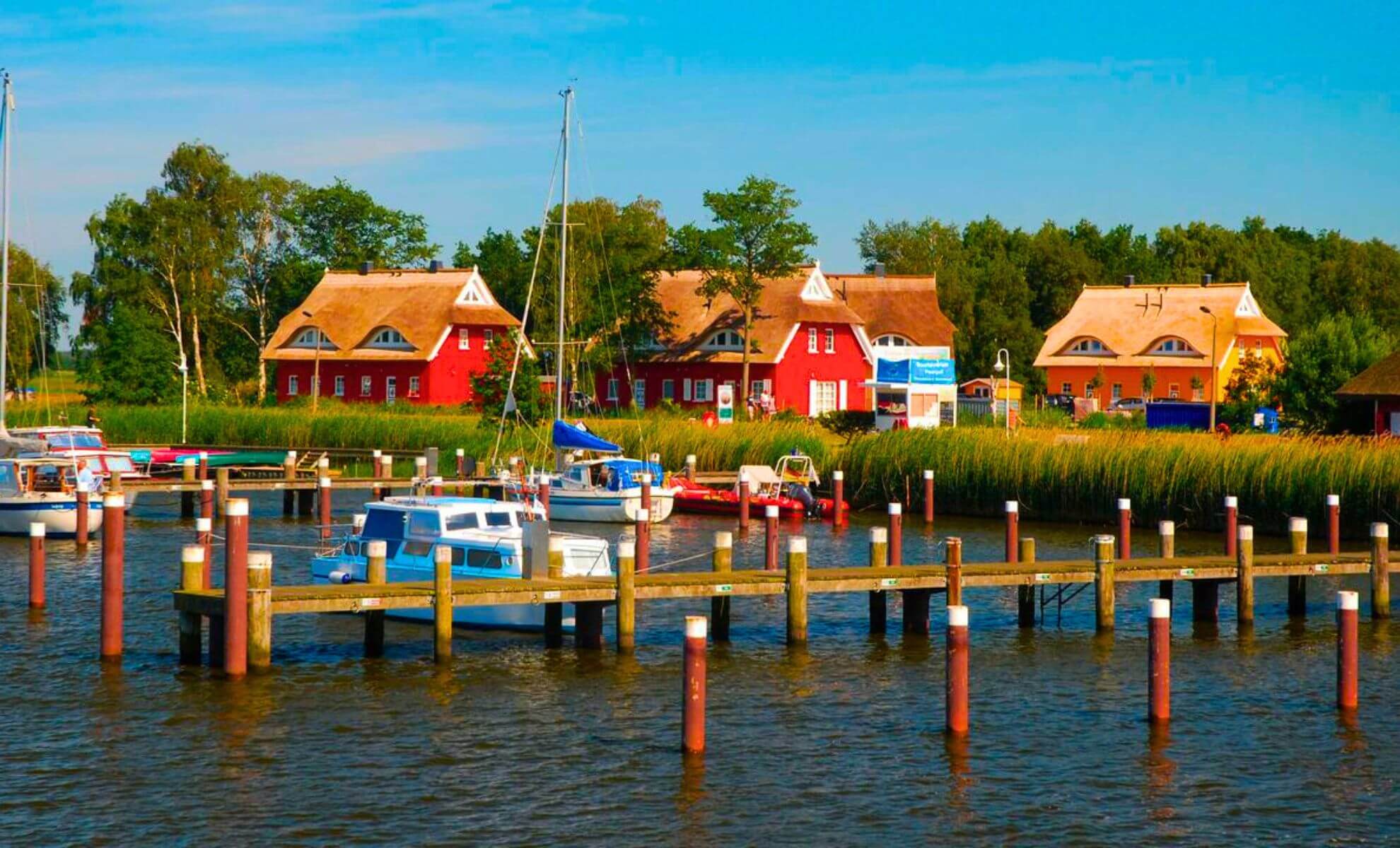 Le village d'Ahrenshoop en Allemagne