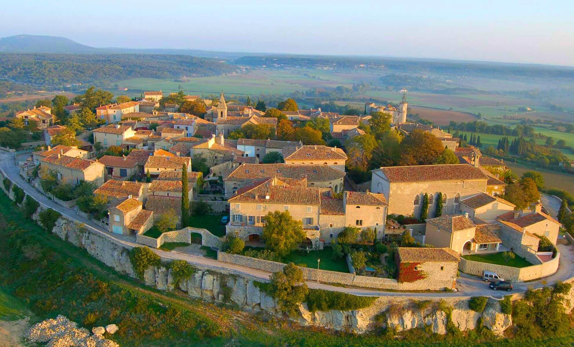 Le village de Lussan