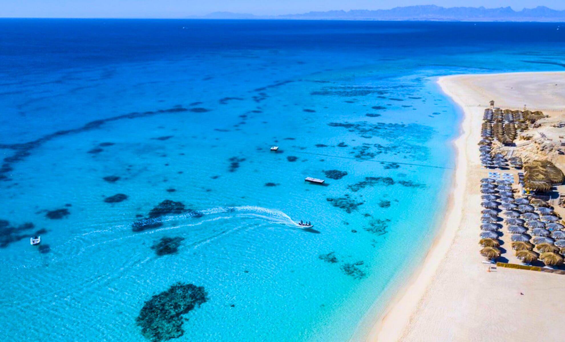 L'île de Mahmya près de Hurghada