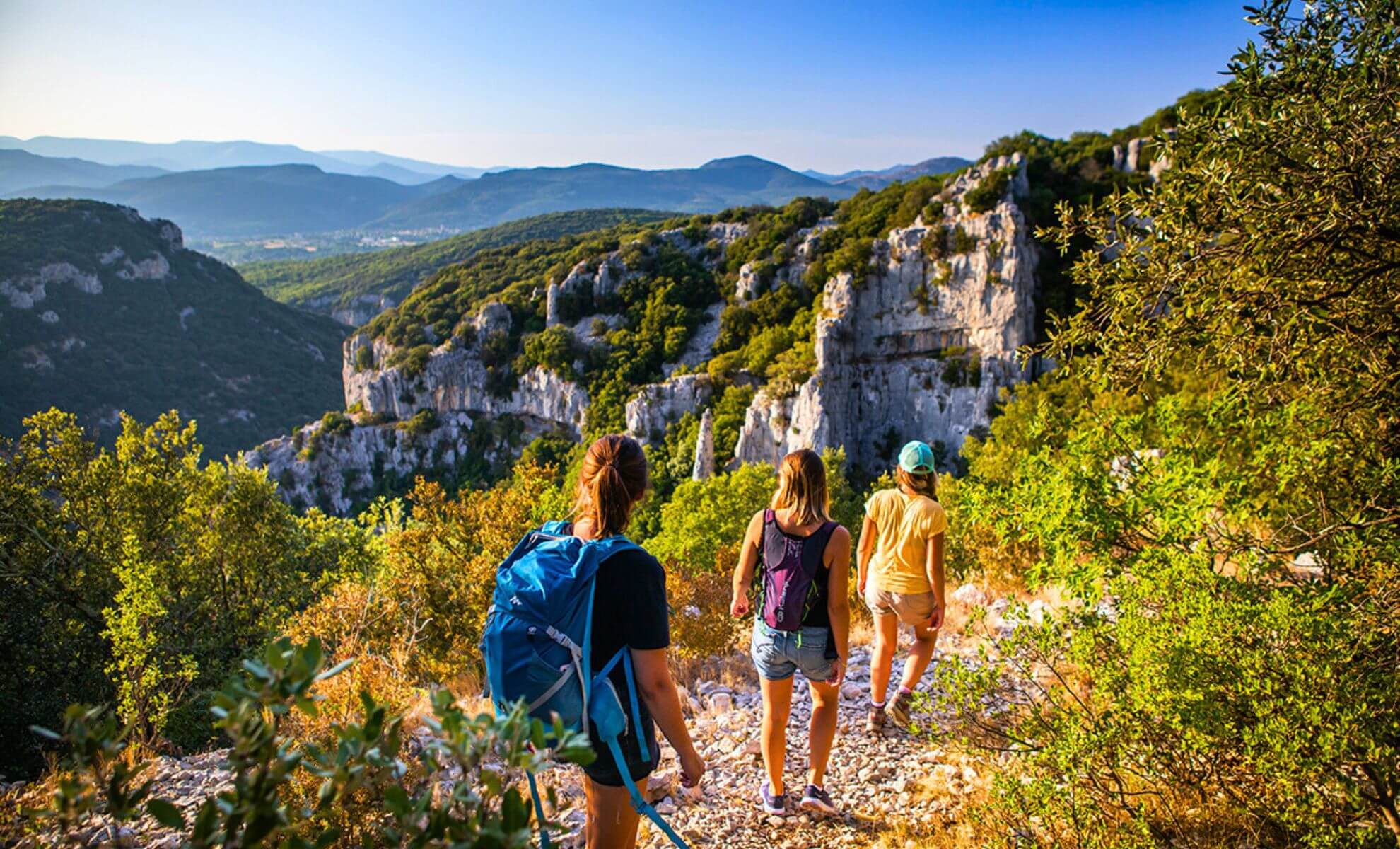 Randonnée dans les gorges de l'Herault