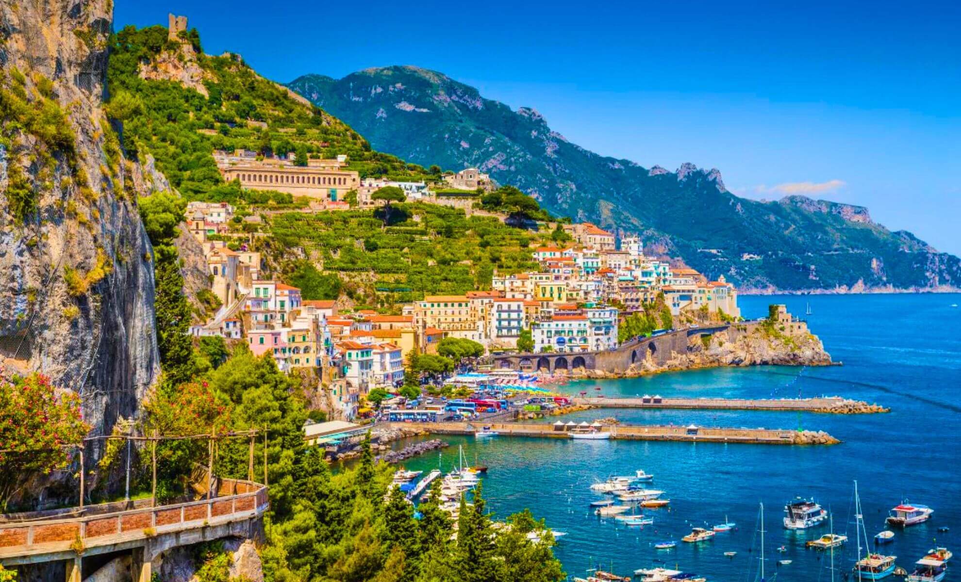 Retraite dans la ville de Sorrente en Italie