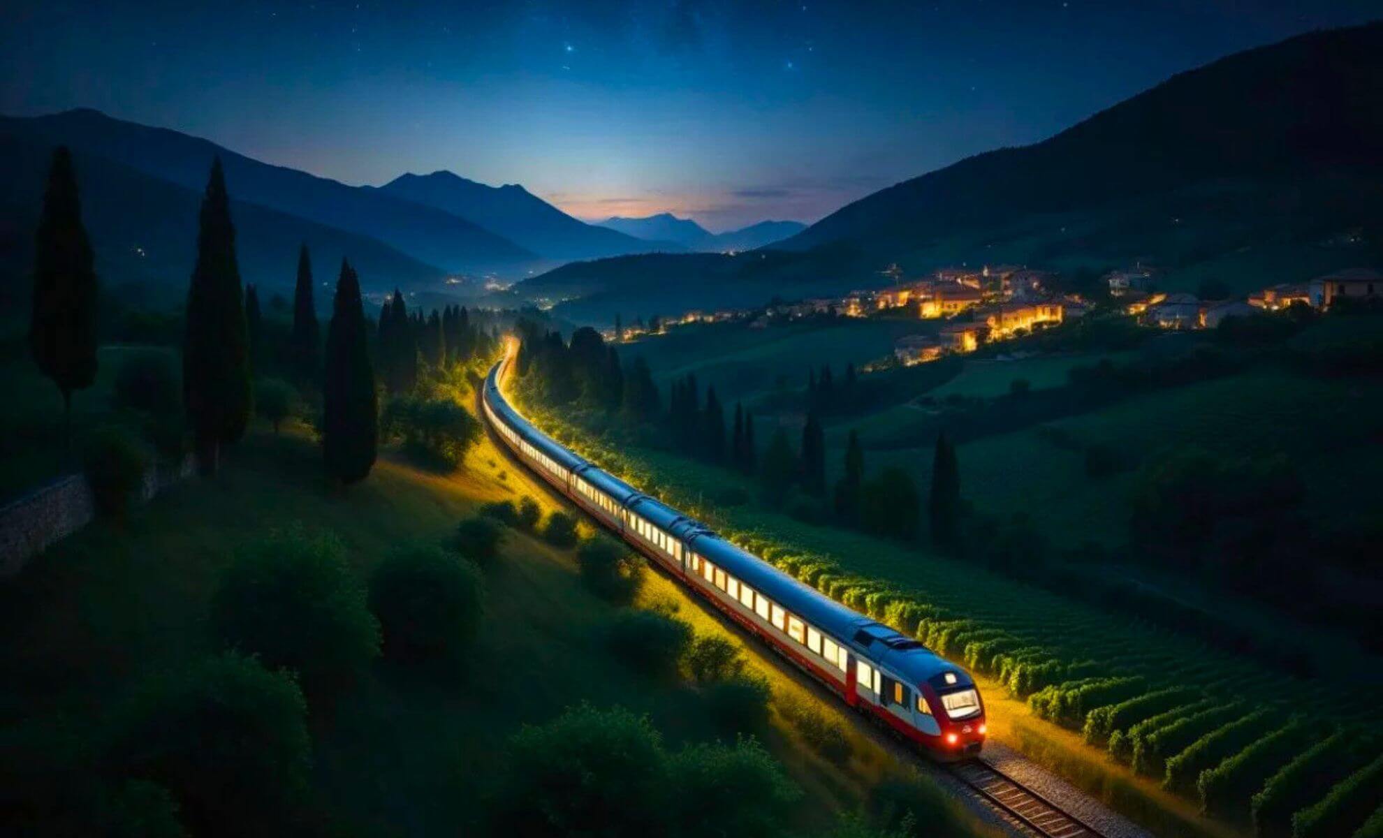Train de nuit Marseille-Rome