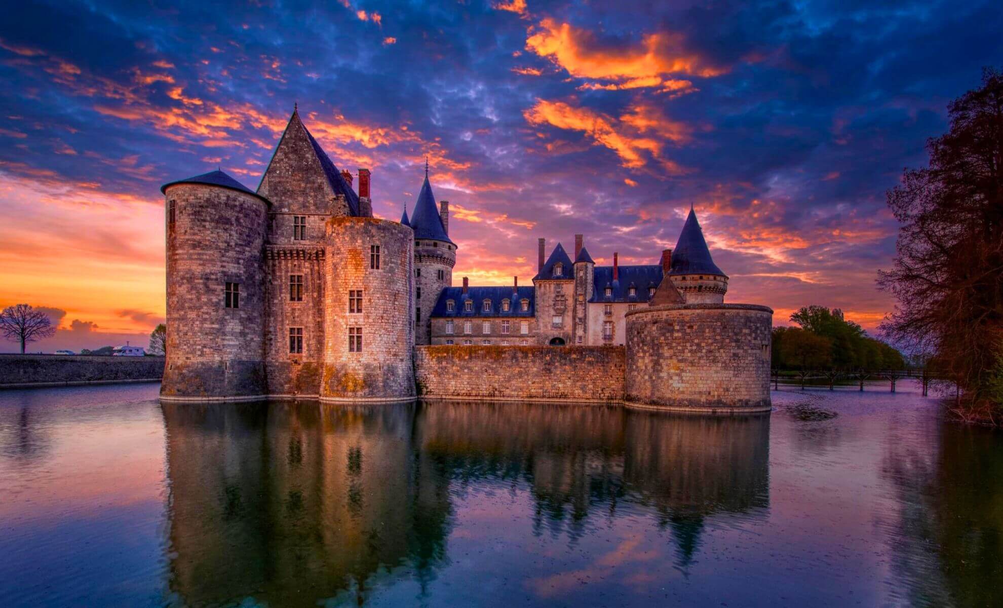 Château dans la région de la Loire