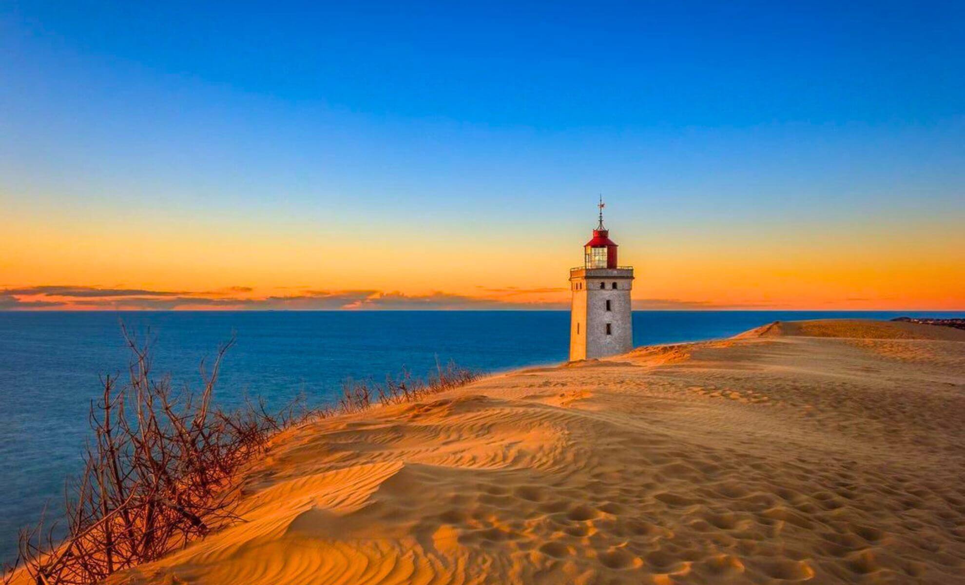 La plage de Rubjerg Knude au Danemark