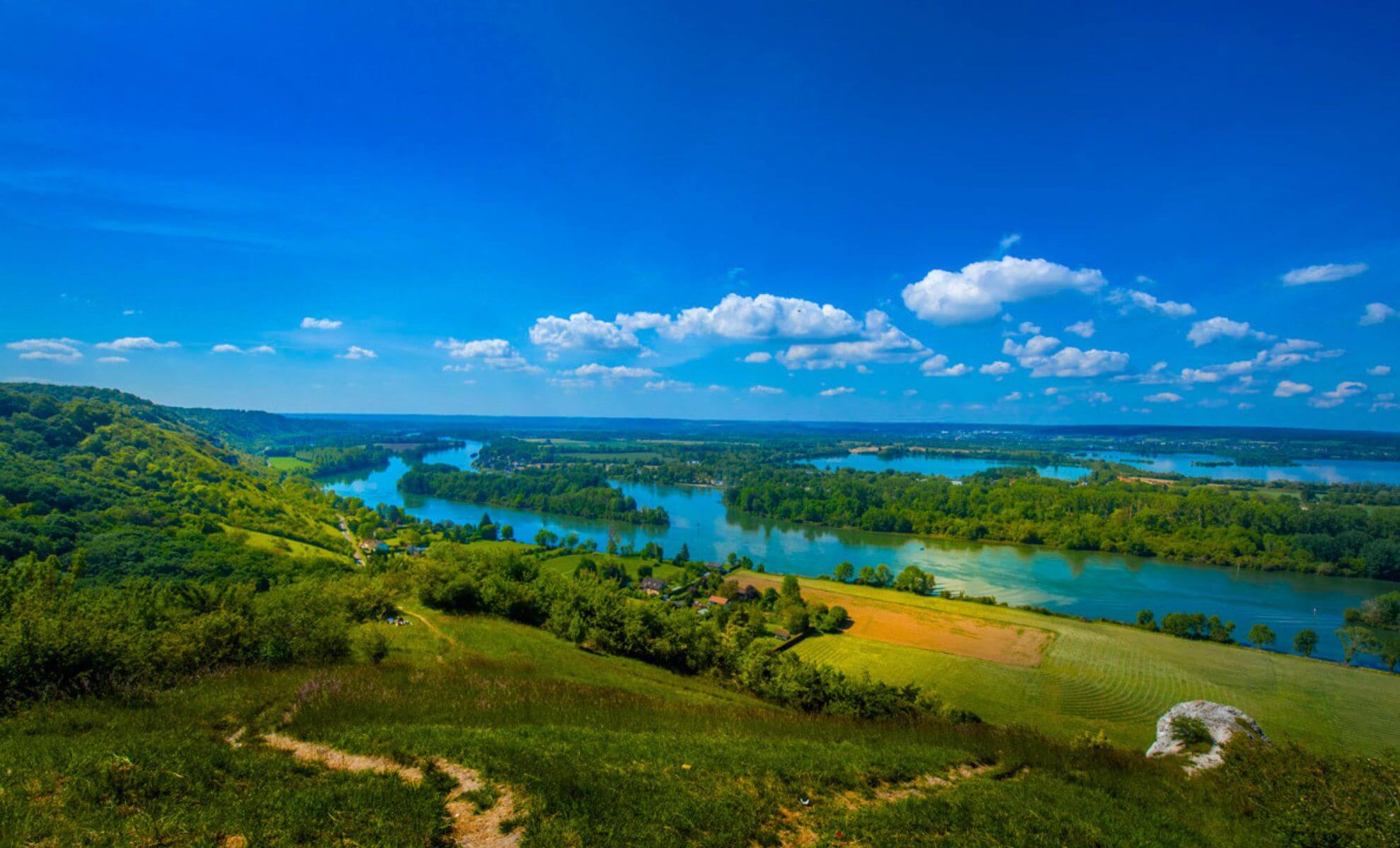 La région de l'Eure en Normandie