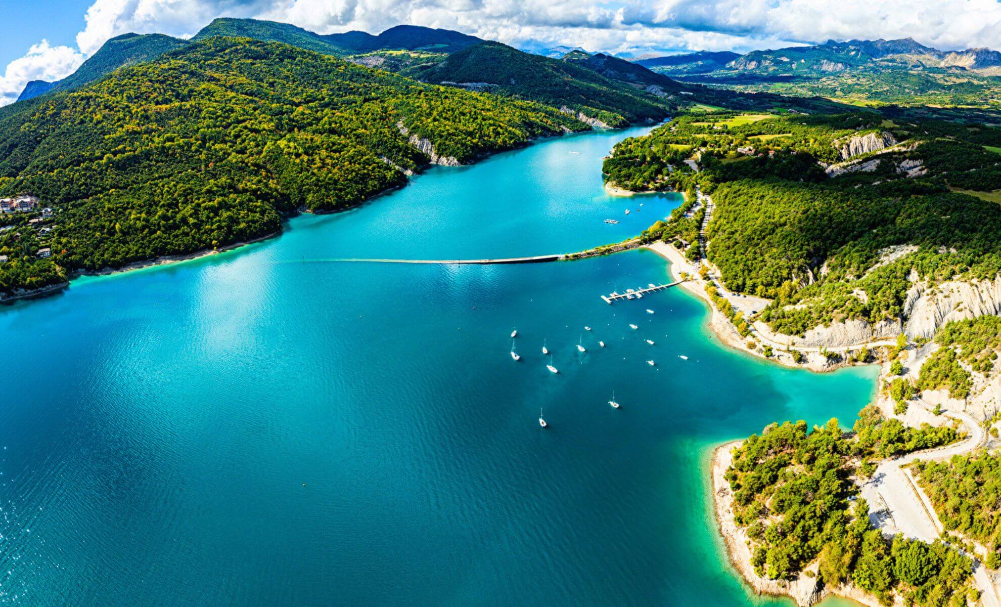 Les villages engloutis dans le lac de Serre-Ponçon