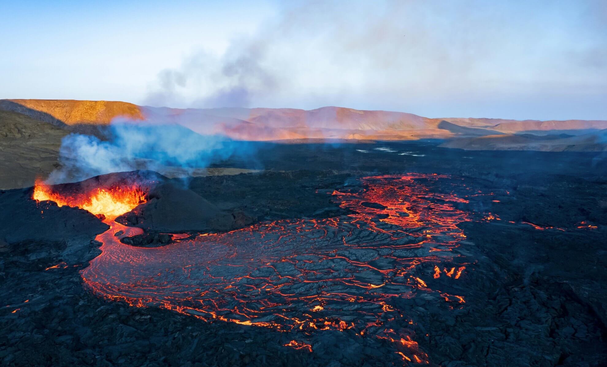 Eruption en Islande