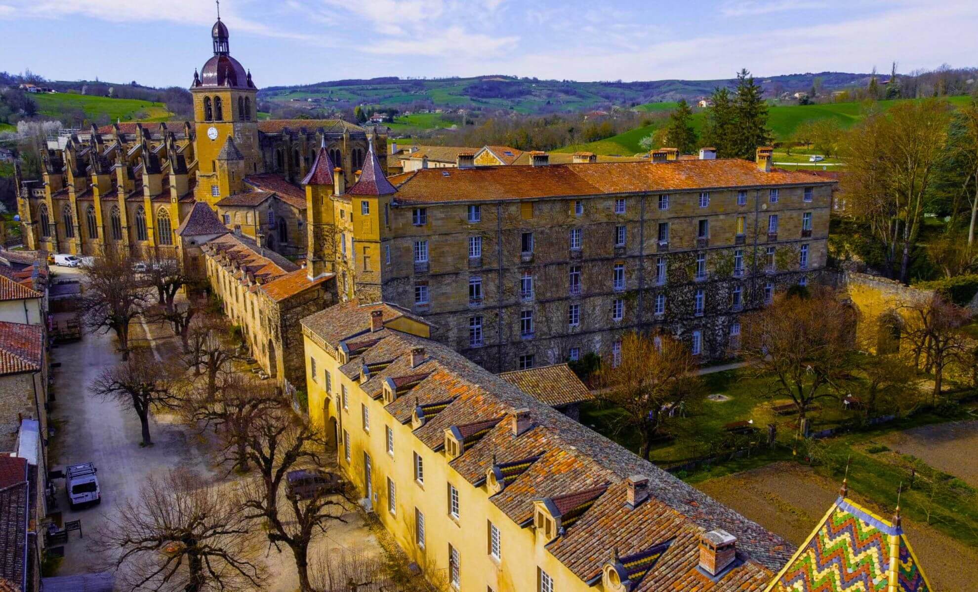 Le village de Saint-Antoine-l'Abbaye