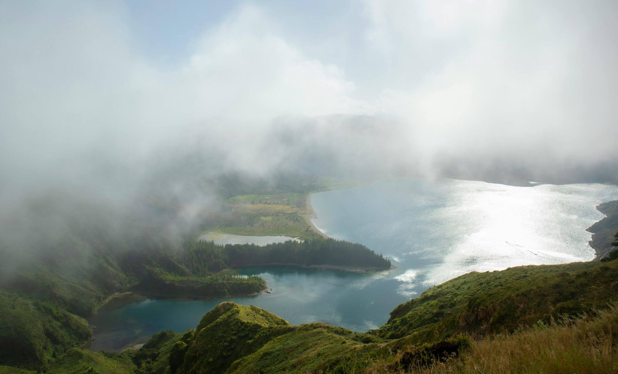 Lac et volcan