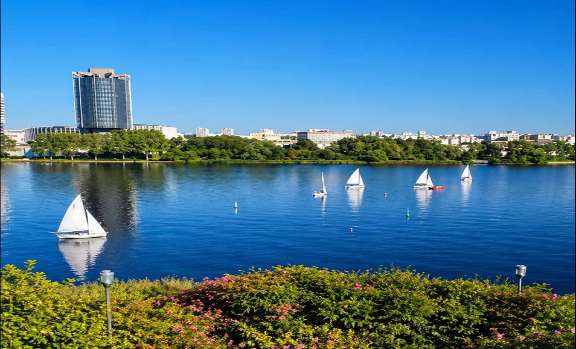 lac de Créteil près de Paris